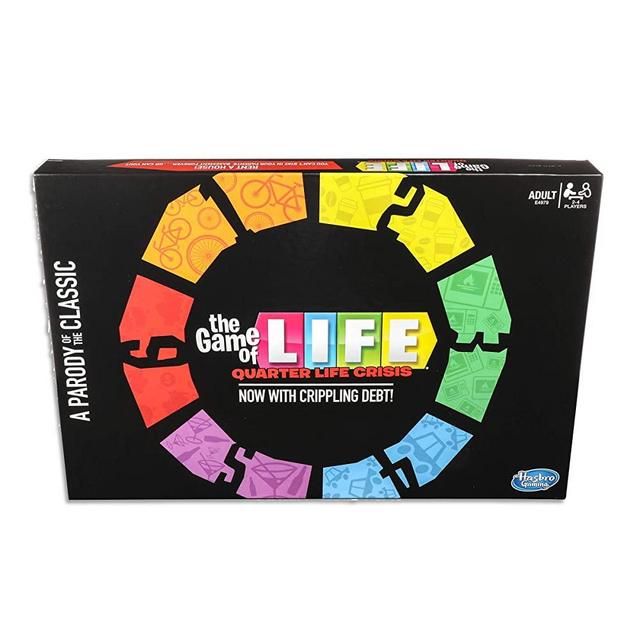 Hasbro Gaming The Game of Life: Quarter Life Crisis Board Game Parody Adult Party Game