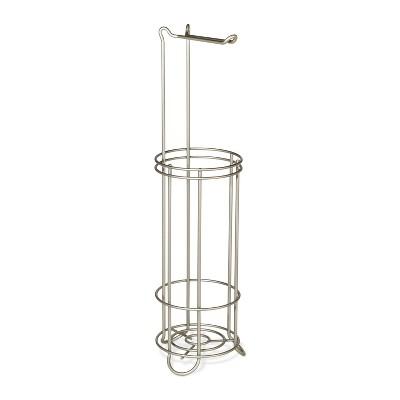 Reserve Plus 4 Roll Freestanding Toilet Tissue Holder Silver - Threshold™