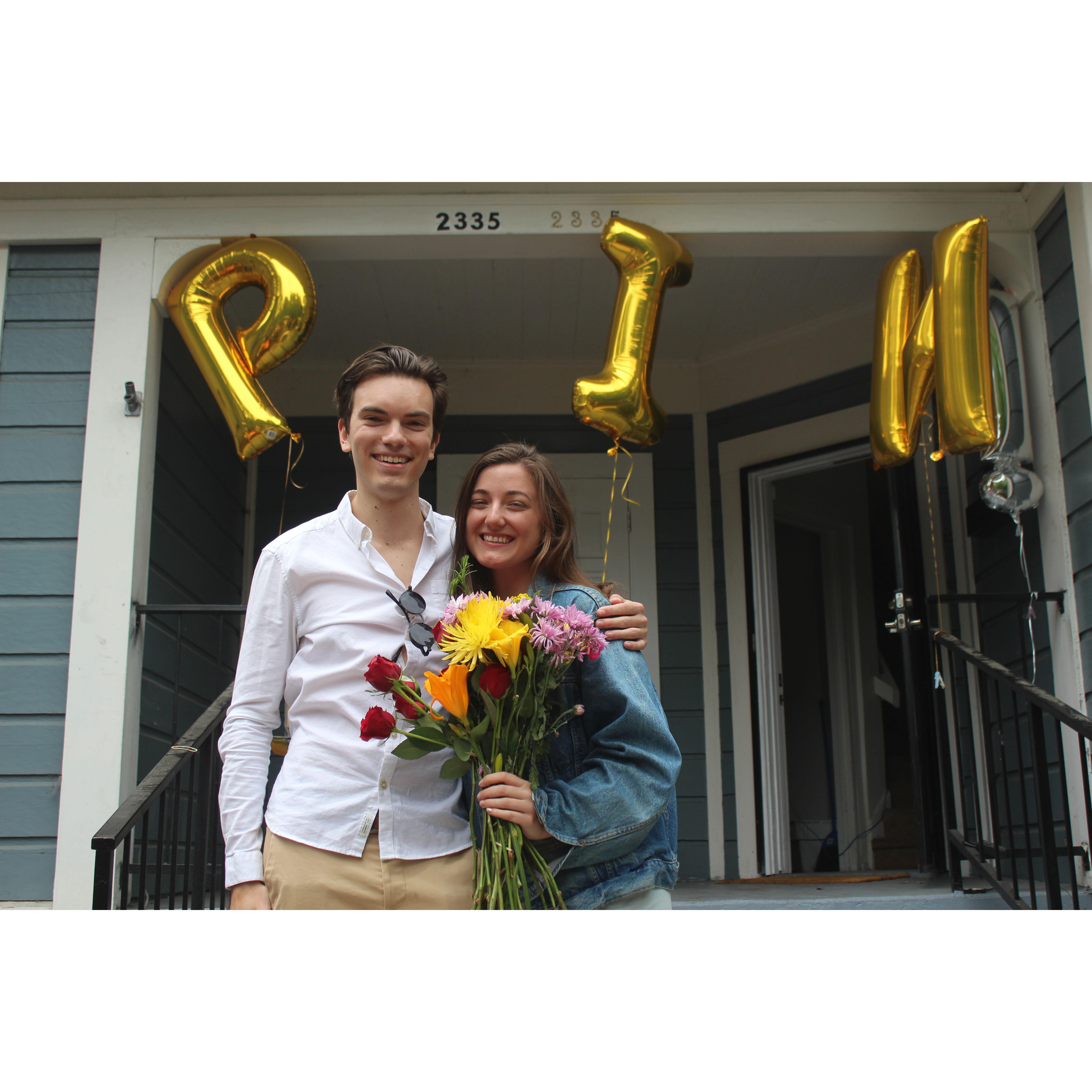 Our pinning ceremony senior year 4/28/19