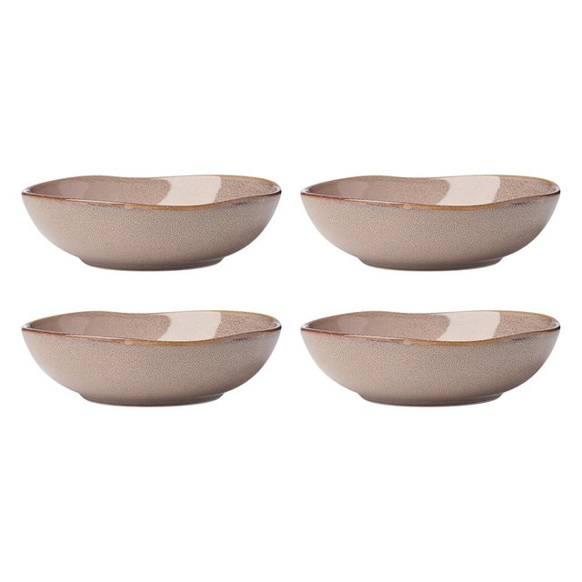 Oneida 899212 Organic Shades Clay Pasta Bowls, Set Of 4, Service For 4