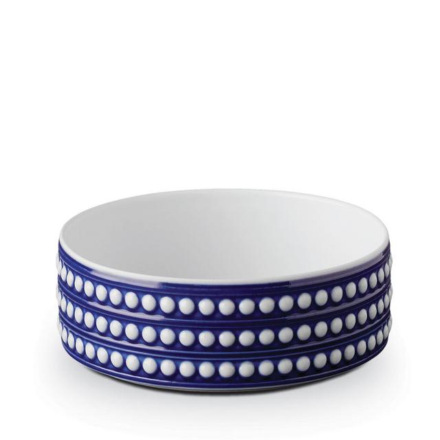 L'Objet Perlee Bleu Deep Serving Bowl, Medium