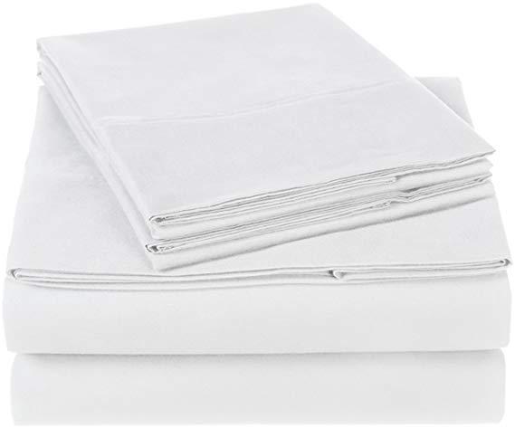 Pinzon 300 Thread Count Organic Cotton Sheet Set - Queen, White