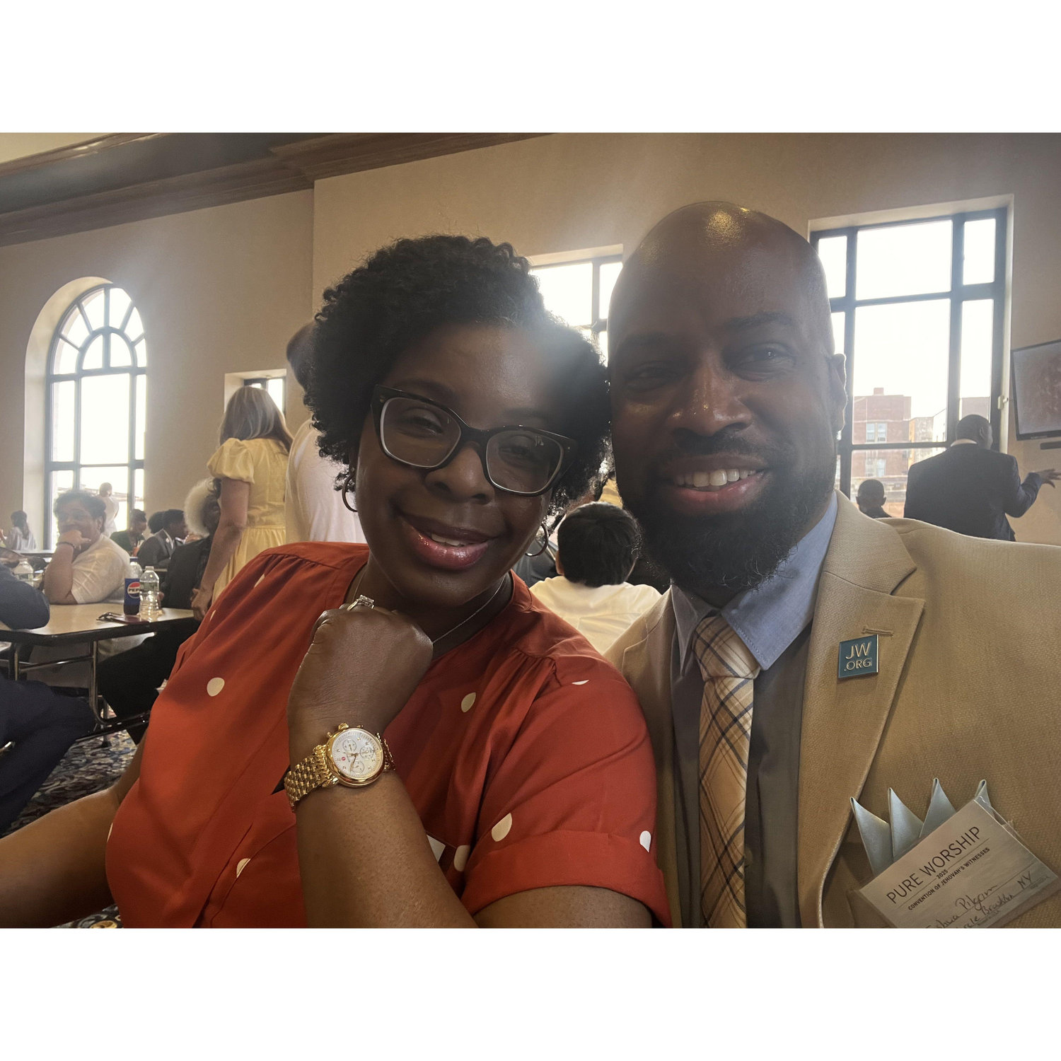 Enjoying a day of pure worship, side by side. 💙 Grateful to grow spiritually—and together. #ConventionJoy #FaithAndLove #TogetherInTruth