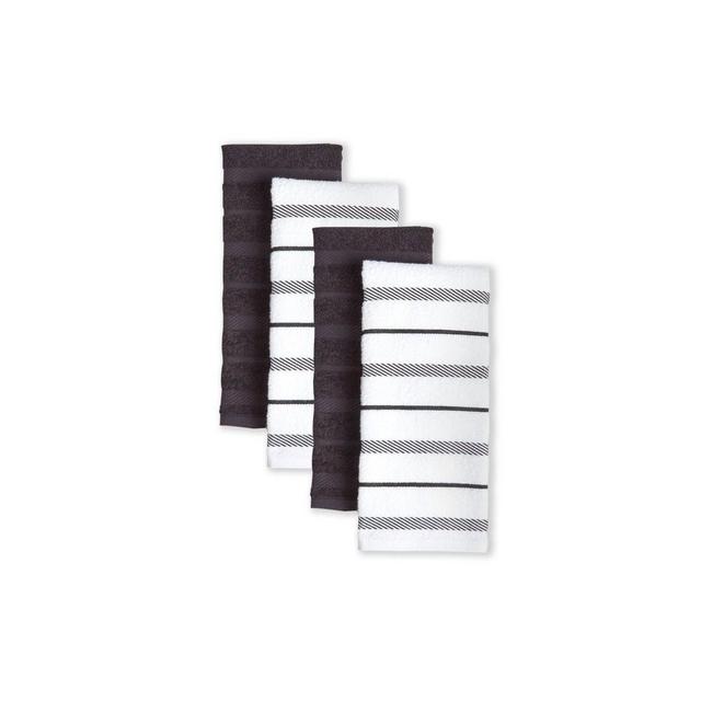 KitchenAid 4pk Cotton Albany Kitchen Towels Brown