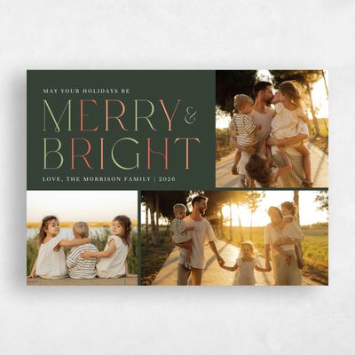 Deep Forest, Green Holiday Card - Cavalier