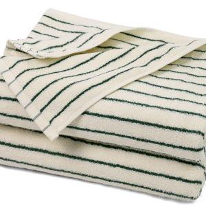 Jacquotha Green Striped Bath Towels Set of 2, Lighter & Quick Dry Towels Large 27.5 x 55 inches, Farmhouse for Bathroom, Shower, Christmas Decor