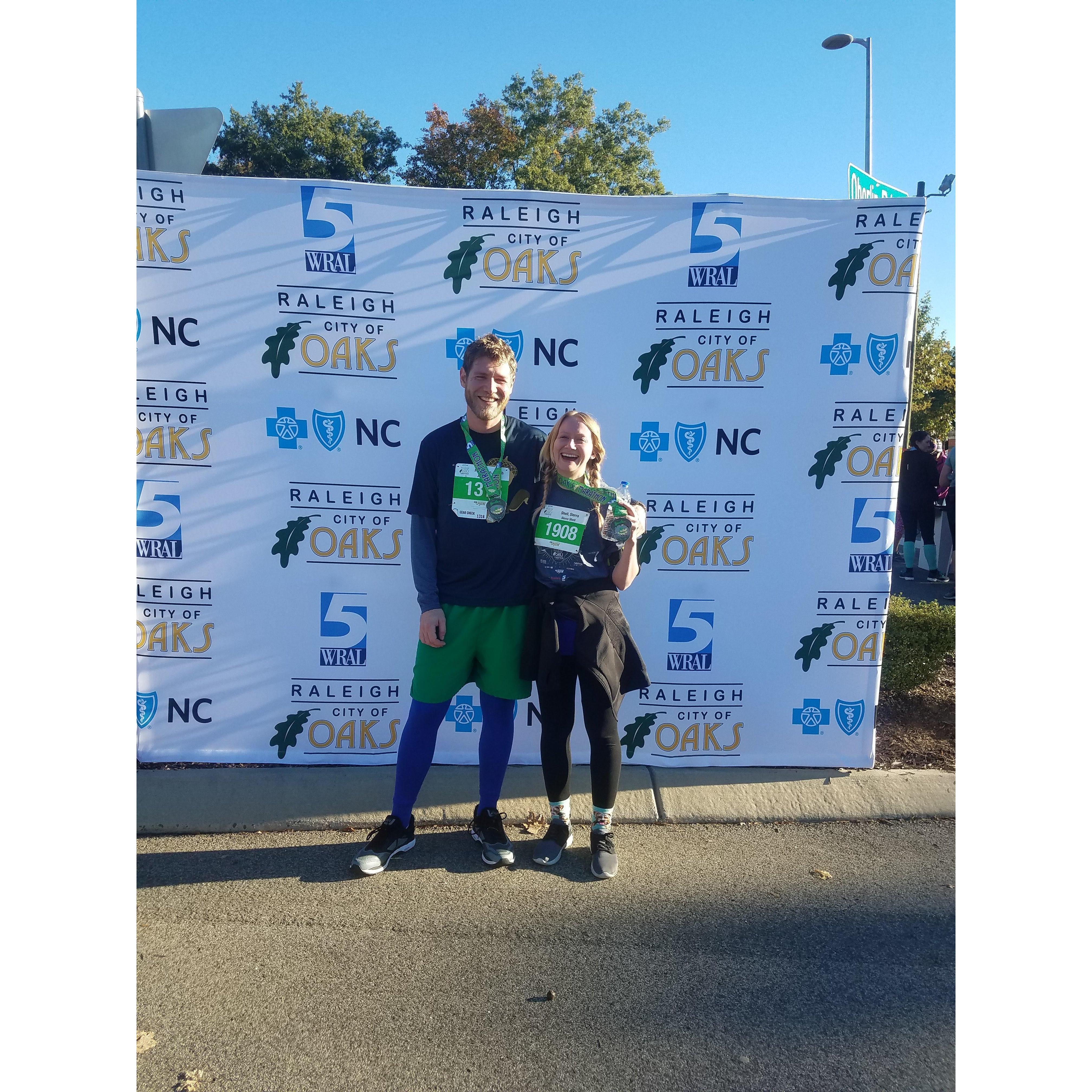 Our first race