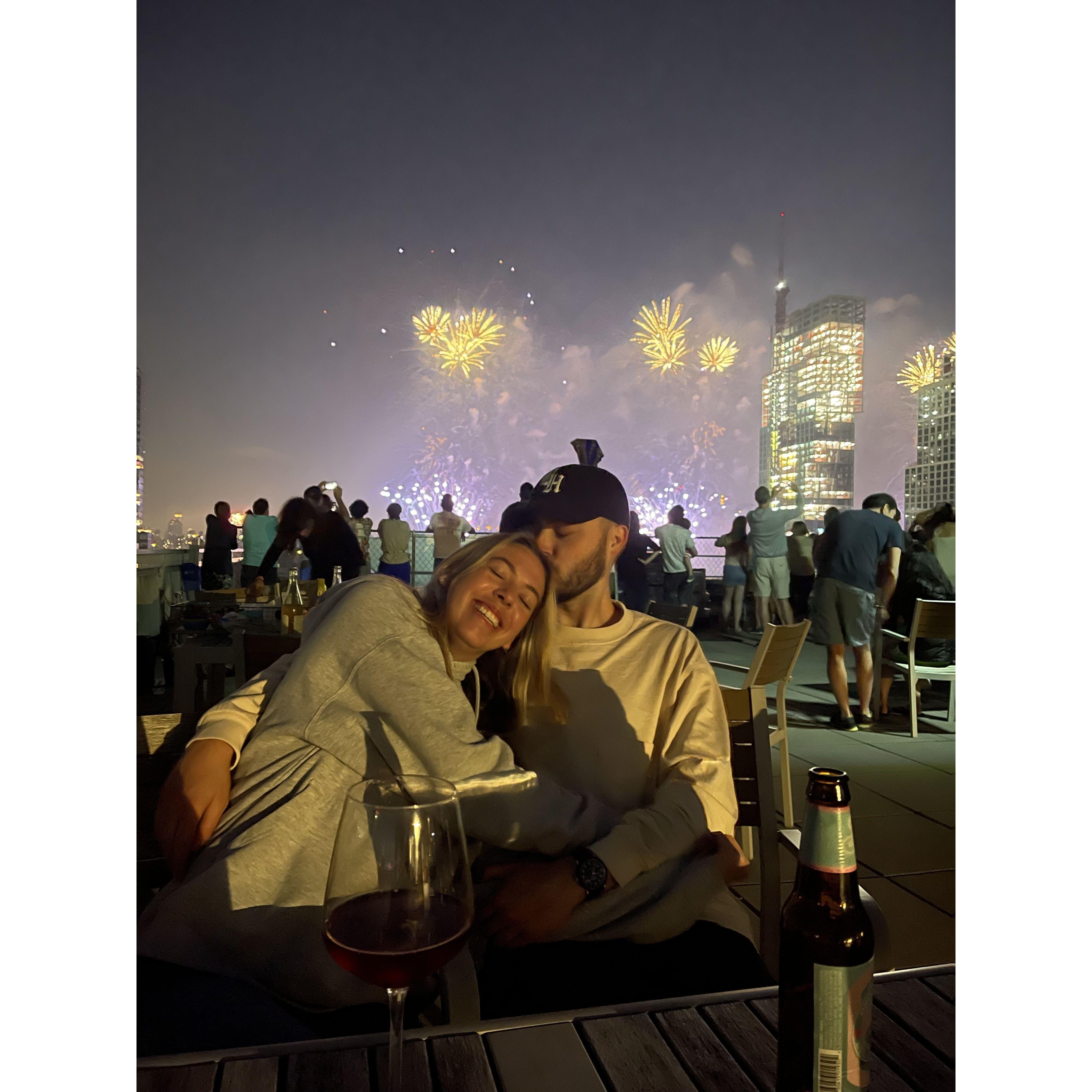 4th of July 2021 on our rooftop