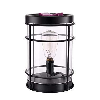 SOLIGT Metal Candle Warmer for Wax Cubes Freshener Wax Melter, with 2 Pack Scented Wax