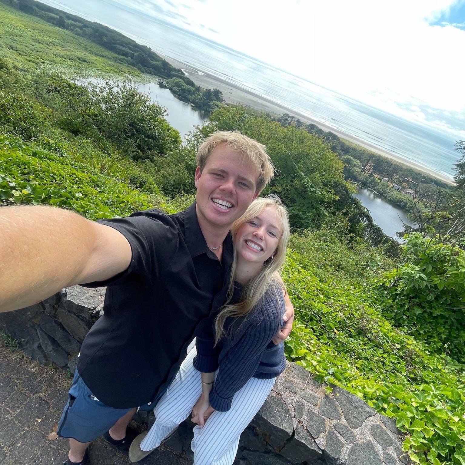 first trip to the oregon coast together.