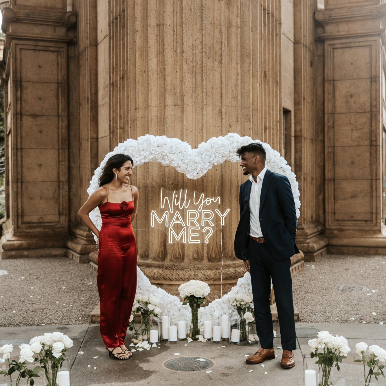 to the moon excited to marry this man!!!