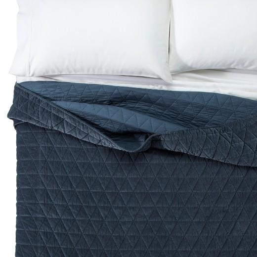 Vintage Wash Velvet Quilt - Threshold™