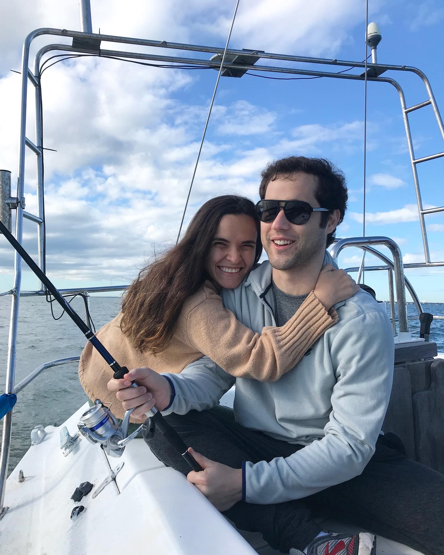 Us on a boat… last pic