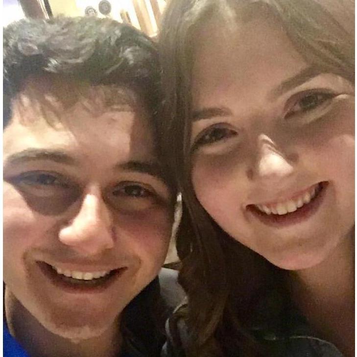 Our first picture together taken on our second "date" - a group outing Rashed organized at a local bar. Someone in the group remarked how cute of a couple we were :)