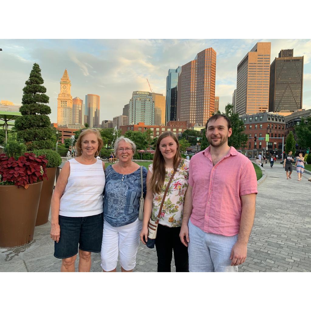 Exploring Boston with Kathy and Shirley