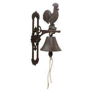 New Metal Wall Mount Rooster Welcome Bell Rustic Country Farmhouse Kitchen Decor