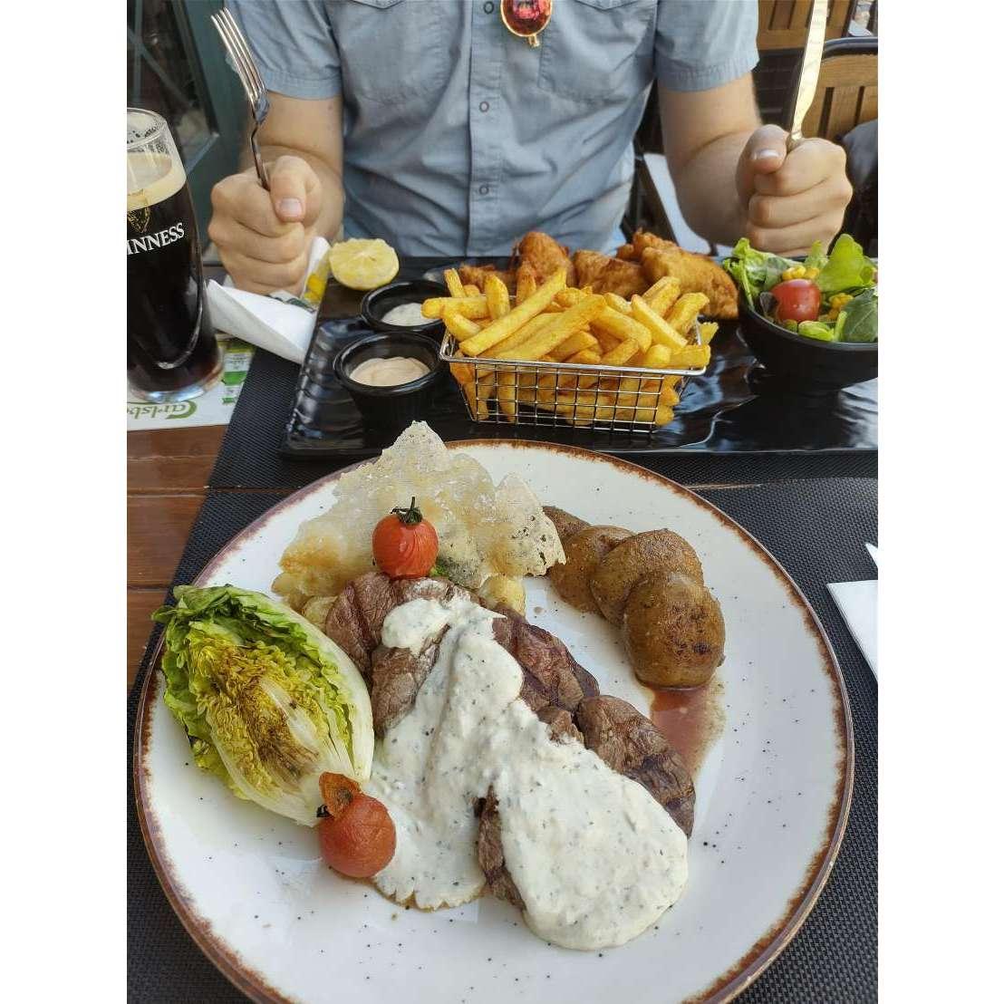 St. Patrick's Day in Antalya! Fish and Chips, Veal and Veggies!