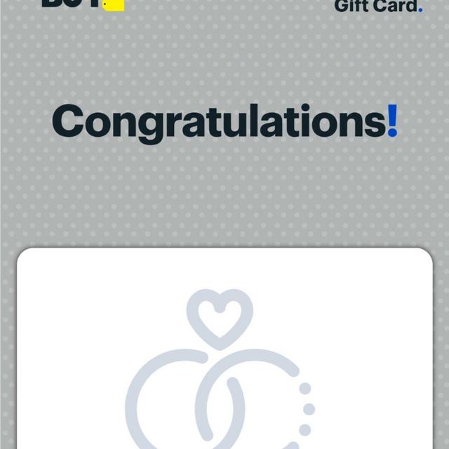 Best Buy® - $500 Wedding Gift Card