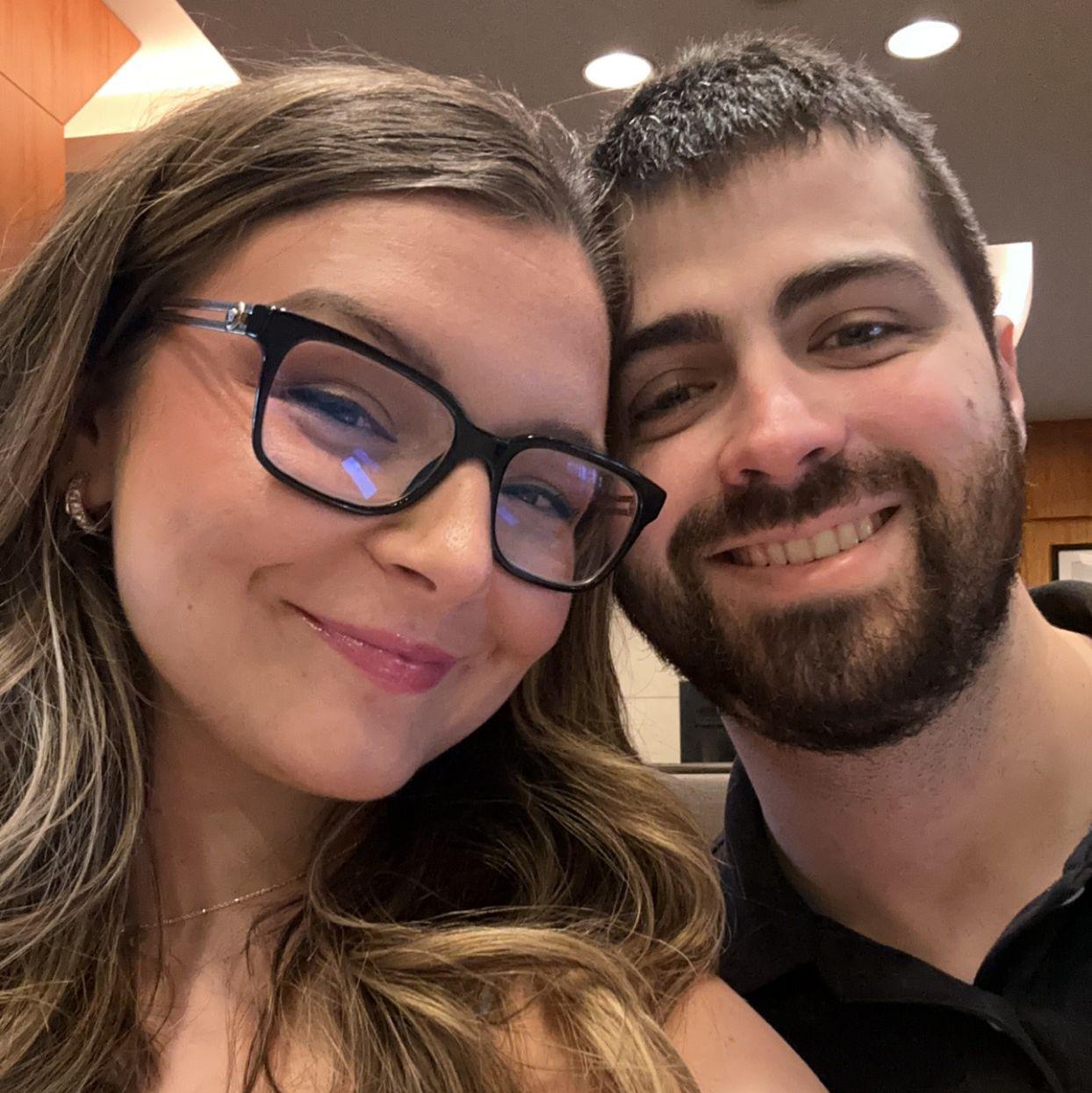 We became bf & gf after we snapped this photo (our first picture together).