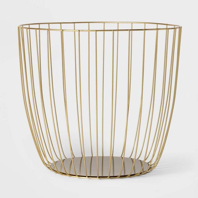 Large Metal Wire Basket Gold - Threshold™