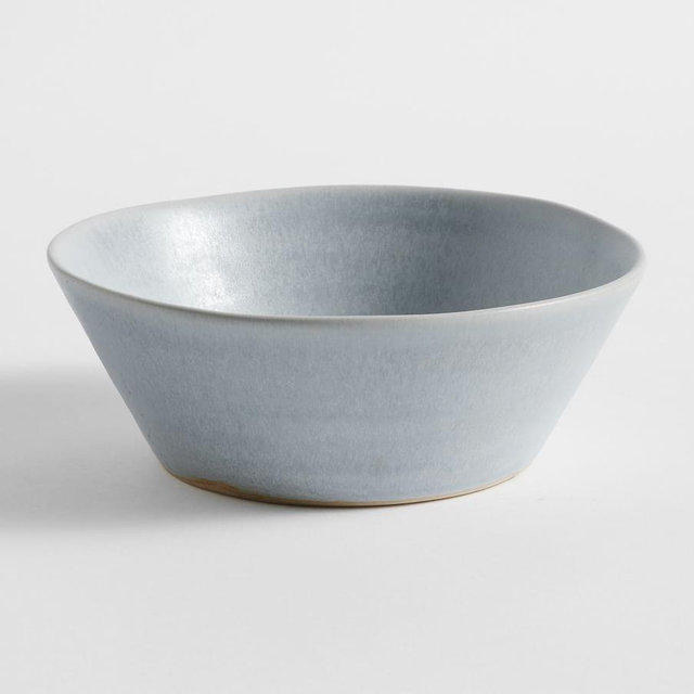 Larkin Reactive Glaze Stoneware Soup Bowl, Single - Chambray Blue