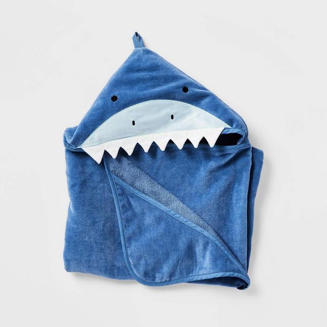 25"x50" Shark Hooded Towel - Pillowfort™