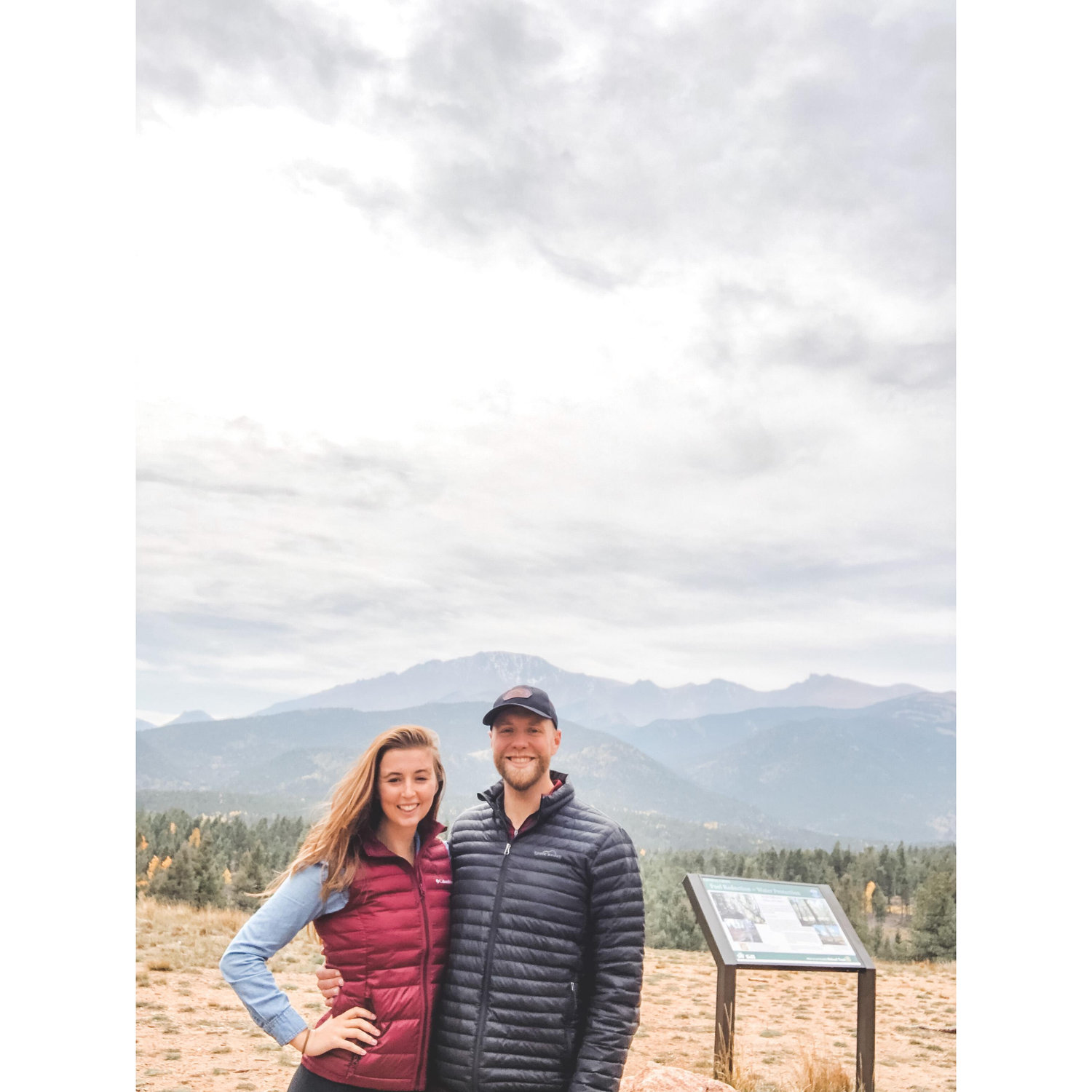 Enjoying each other & the beautiful Colorado weather during the fall!
