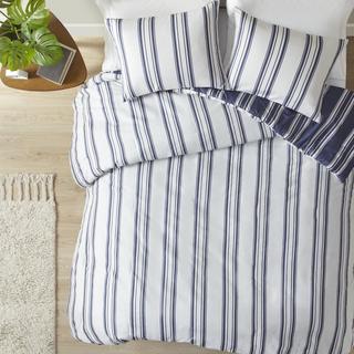 Cobi Striped Reversible 3-Piece Comforter Set