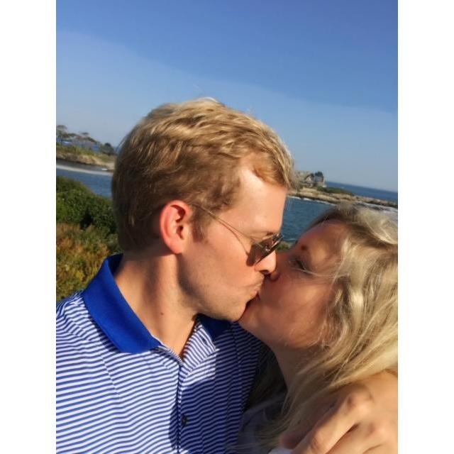 Visiting Kennebunkport, ME on Brad's first visit to Boston.