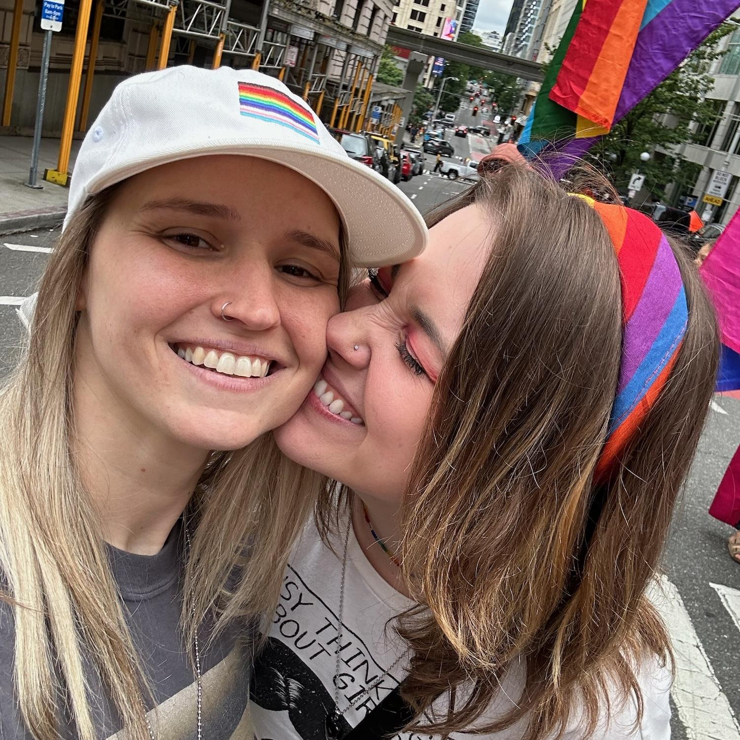 Seattle Pride Parade! Ask Erika about seeing Megan Rapinoe and Sue Bird!