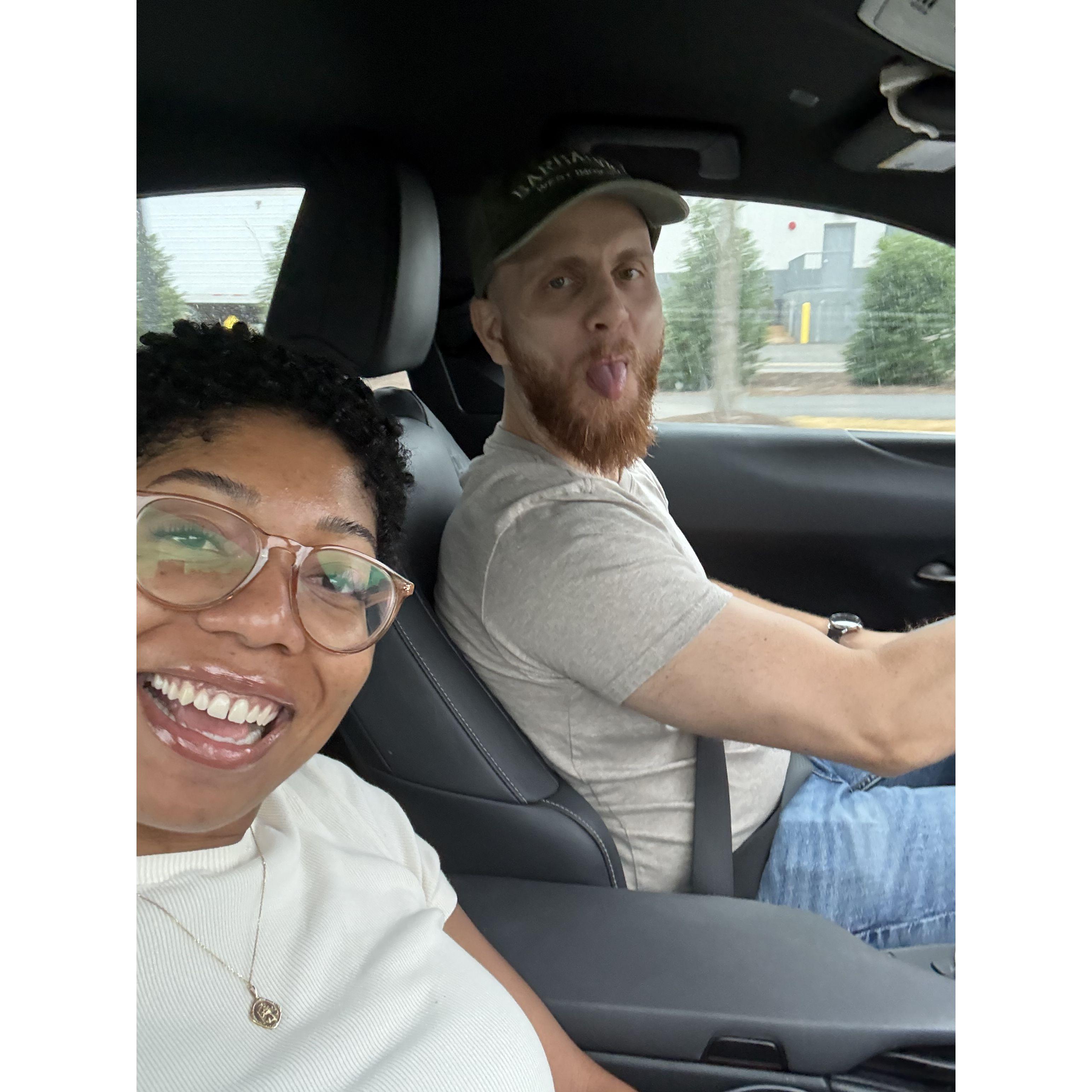 30 minutes before Daniel proposed. - August 18, 2025