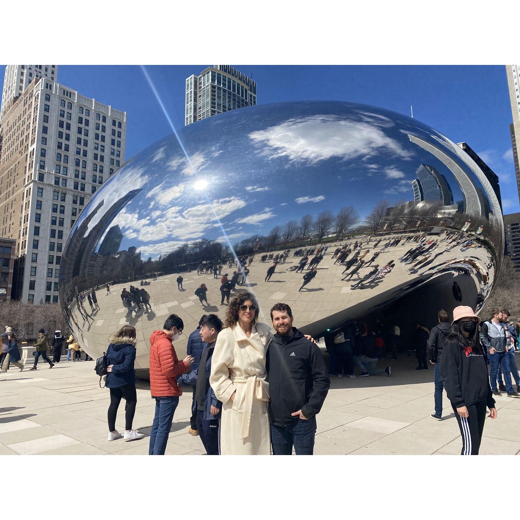 The Bean. Chicago. April 2022.
