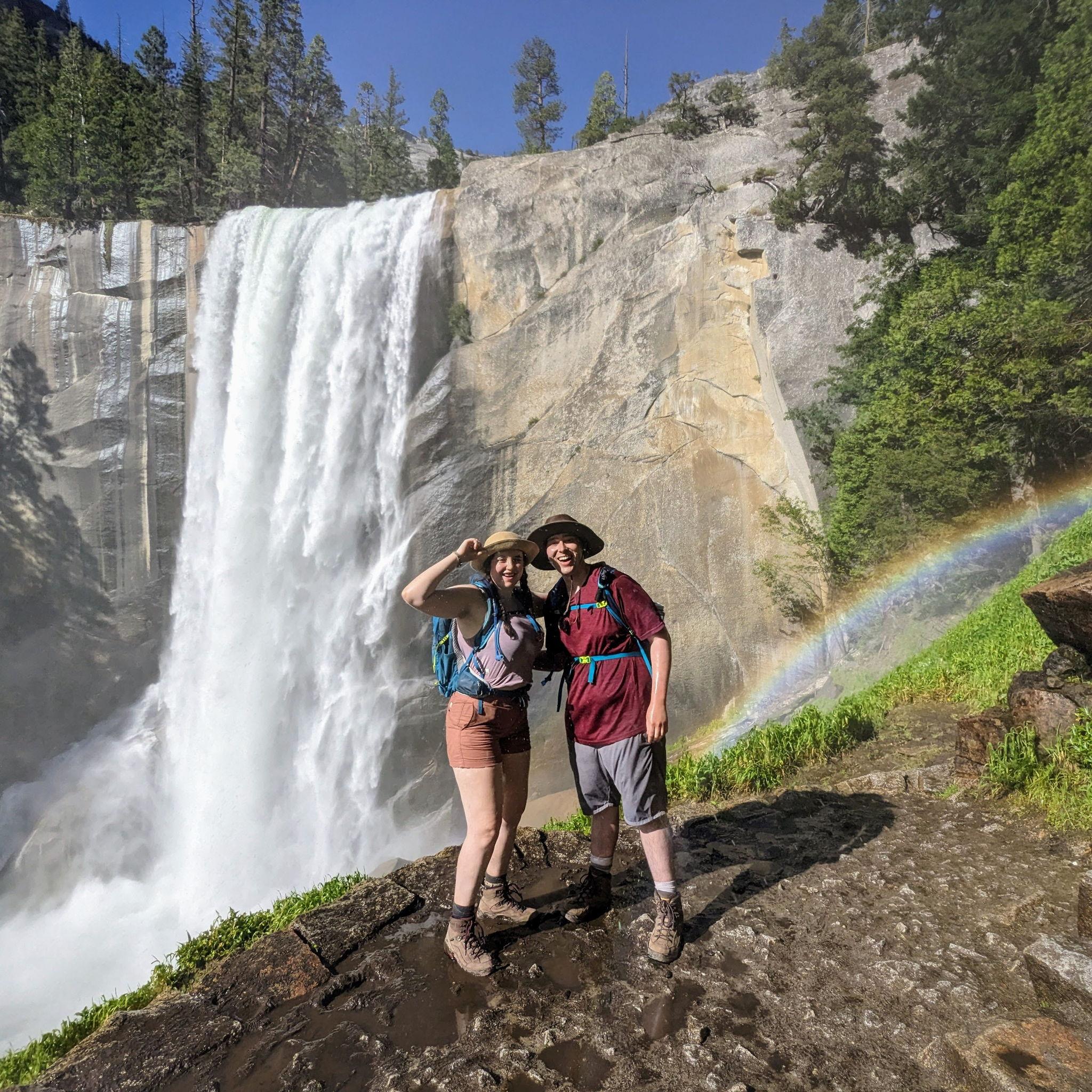 Vernal Falls in Yosemite, CA, July 2023