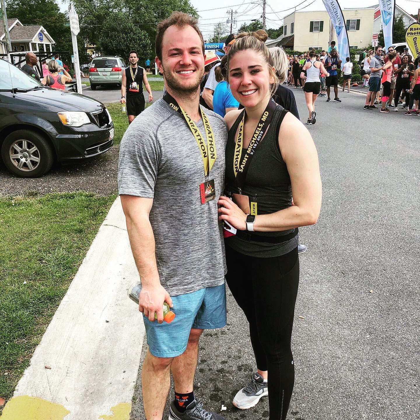 The one time we ran a half marathon together! (Probably our one and only!!)