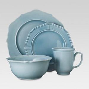 Wellsbridge 16pc Dinnerware Set Aqua - Threshold™