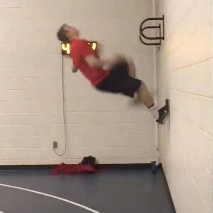 We instantly hit it off and became best friends! Except I don't have any photos together...since he had a girlfriend... (I did get a video of his backflip in 2017)