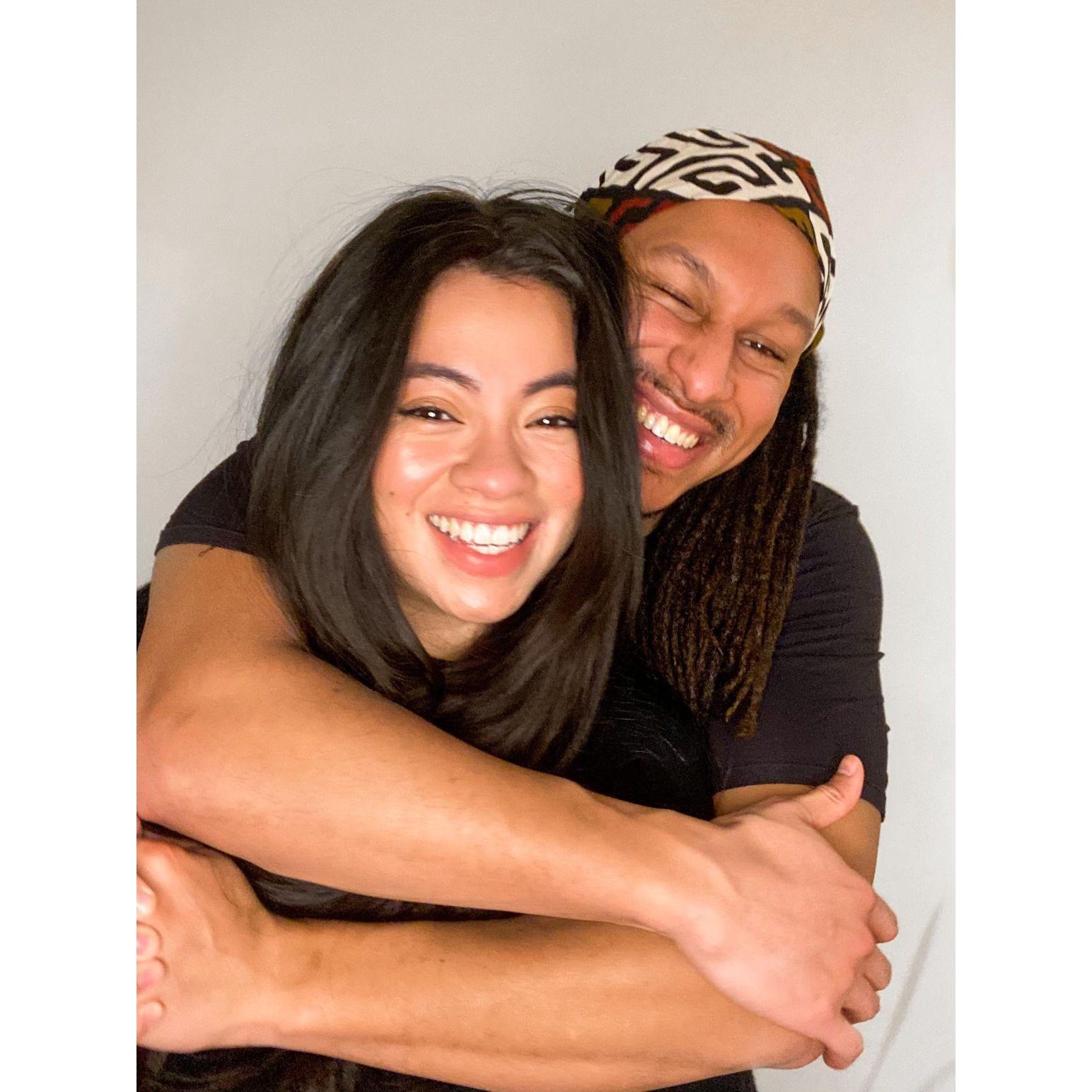 Making the best of quarantine.