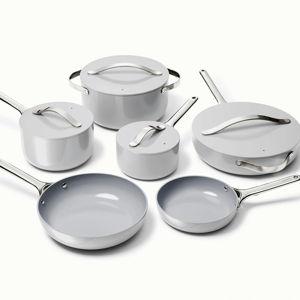 Caraway 16-Piece Ceramic Set With Complimentary Storage | Deluxe Cookware Set