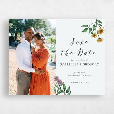 Mist, Grey Wedding Save the Date - Mirasol Photo
