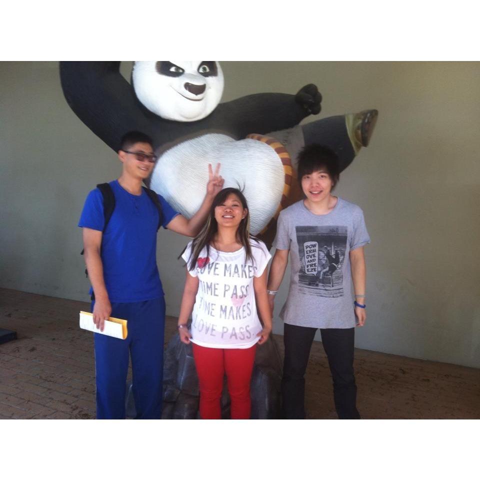 Bao Chao, Kalia, and a friend during their college years