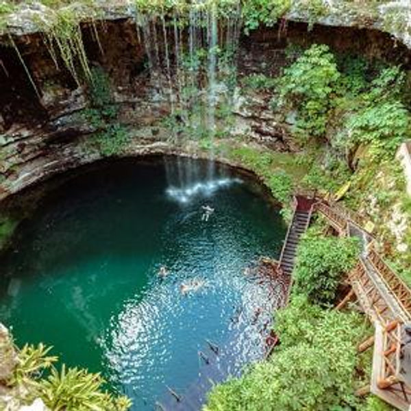 Cenote Swimming On Our Honeymoon