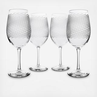 Cyclone All Purpose Wine Glass, Set of 4