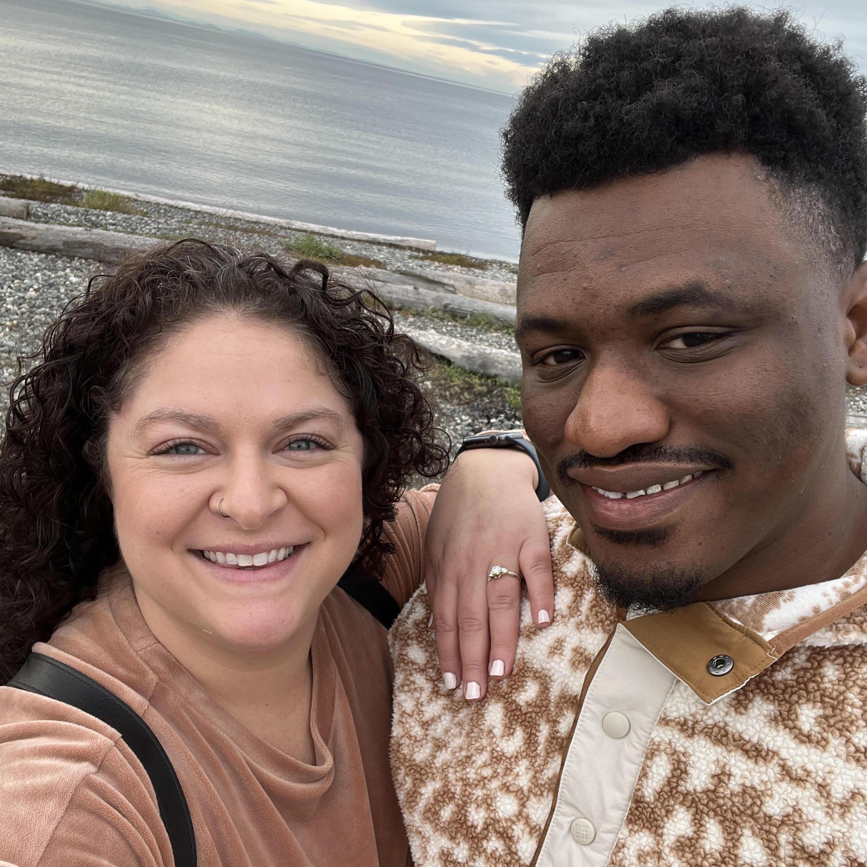 The day after we got engaged during our trip to Birch Bay, WA and Vanoucver, BC.