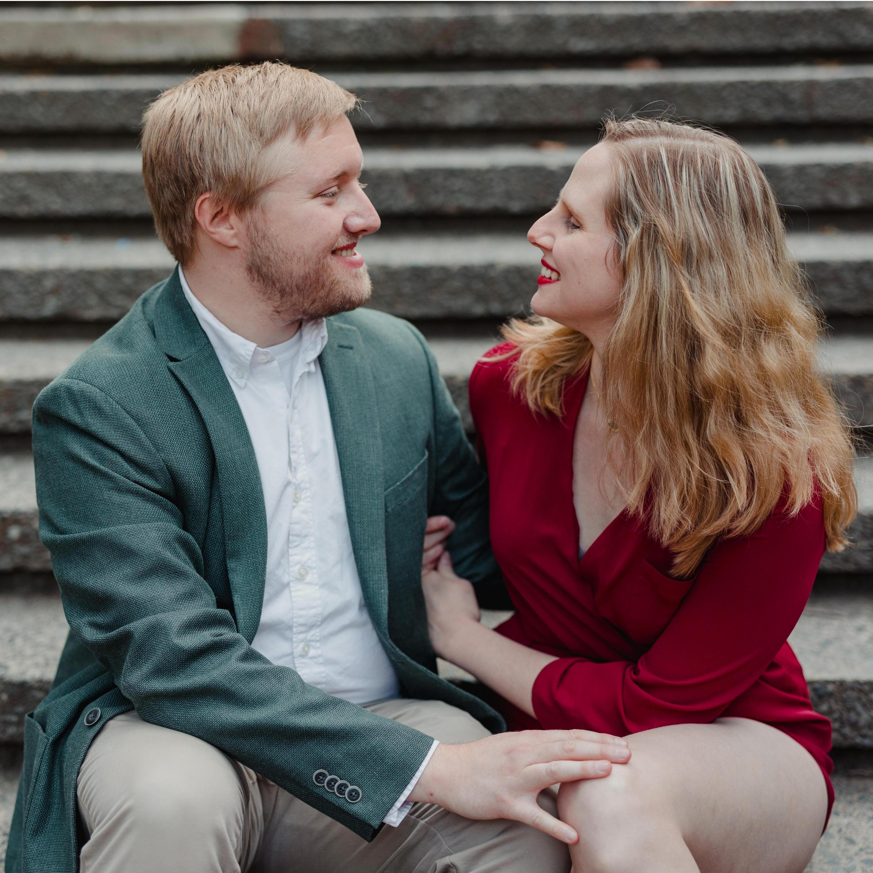 We met on Bumble. Our first date was at Buck's Fishing & Camping which is, despite the name, a restaurant. Josh picked it because it was near his apartment in case the date was short. It wasn't.