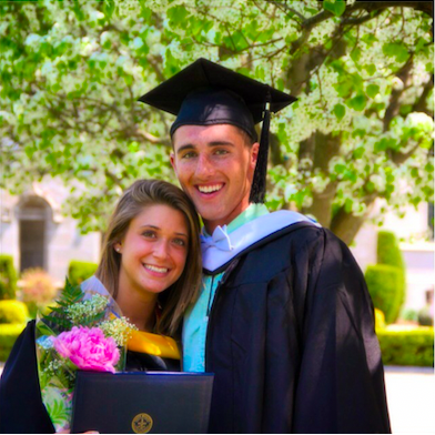 Where it all began! Salve Regina University where the lovely couple met. Graduation day 2015