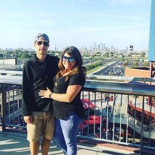 Our "first official photo" together.