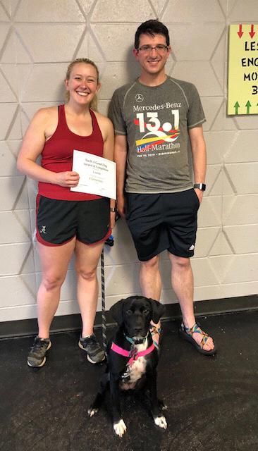 June 2019, Our newest puppy, Luna, graduates her first obedience class