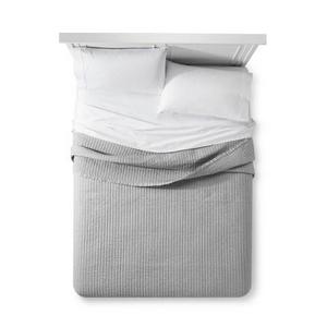 Gray Cotton Cashmere Quilt (Queen) - Fieldcrest®