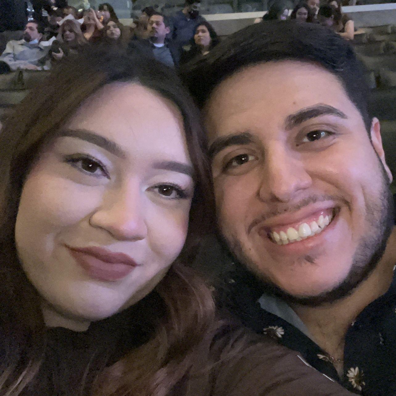 Our first concert together. Banda MS at the Staples Center.