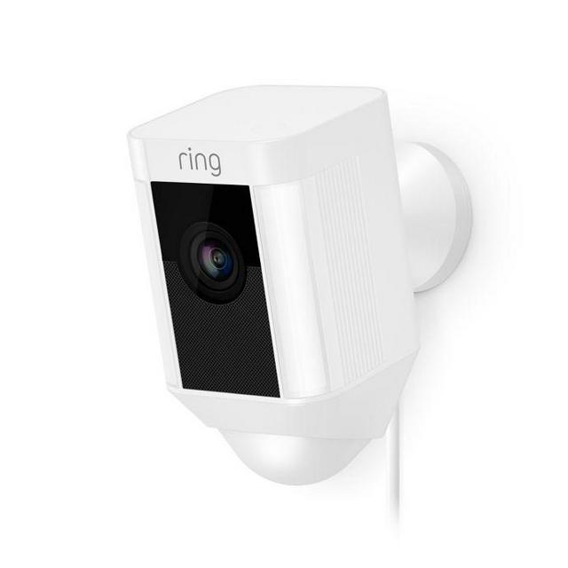 Ring® Spotlight Wired Security Camera in White